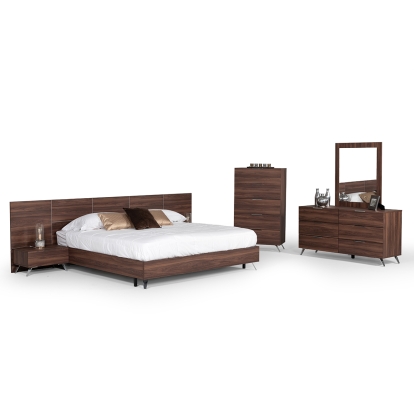 Nova Domus Brooklyn Italian Modern Walnut Chest Walnut Chest 76002 VGACBROOKLYN-CHEST