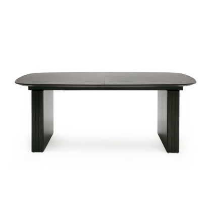 Modrest Calhoun Modern Smoked Oak Extendable Dining Table Brown Dining Table 78379 VGDWJ3572-BRN-DT