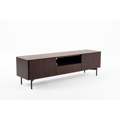 Modrest Calhoun Modern Smoked Ash TV Stand Brown TV Stand 78380 VGDWJ9737-BRN-TV