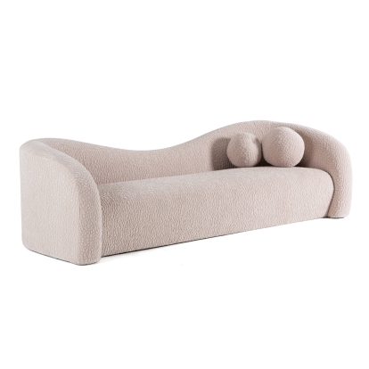 LA Furniture Calico Contemporary Beige Pebble Fabric 3-Seat Sofa VGOD-ZW-22019-3S-BGE Contemporary Style by Vig Furnitrue Number 81770|81770A Catch Home Goods