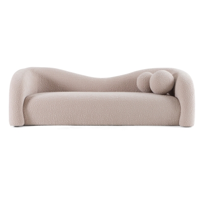 Divani Casa Calico Contemporary Beige Fabric 4-Seat Sofa Beige Sofa 81771|81771A VGOD-ZW-22019-4S-BGE