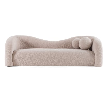LA Furniture Calico Contemporary Beige Pebble Fabric 4-Seat Sofa VGOD-ZW-22019-4S-BGE Contemporary Style by Vig Furnitrue Number 81771|81771A Catch Home Goods