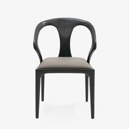 Modrest Campbell Mid-Century Modern Grey & Black Ash Dining Chair Grey Dining Chair 80763 VGCS-CH-9808A-GRY
