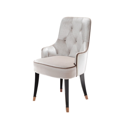 A&X Larissa Modern Cream Dining Chair White Dining Chair 70827|70827A VGUNCC016-WHT