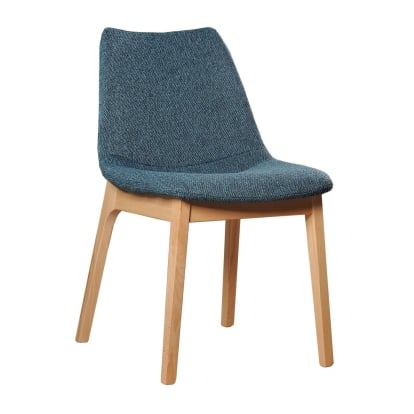 LA Furniture Chrissy Modern Blue Fabric Dining Chair (Set of 2) VGTSBLOOM-BLUE-DC Contemporary Style by Vig Furnitrue Number 77823Z Catch Home Goods