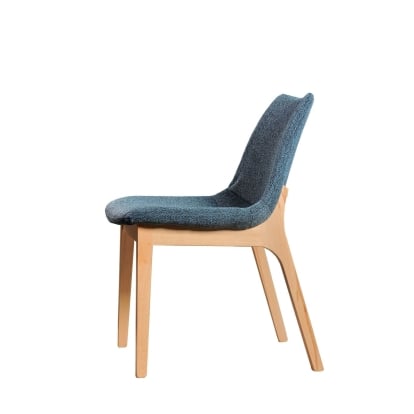 LA Furniture Chrissy Modern Blue Fabric Dining Chair (Set of 2) VGTSBLOOM-BLUE-DC Contemporary Style by Vig Furnitrue Number 77823Z Catch Home Goods