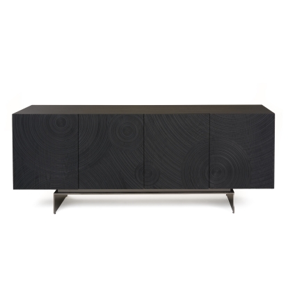 Lamod Cirque Modern Black Ash Buffet Black Buffet 81577A VGVC-G2368