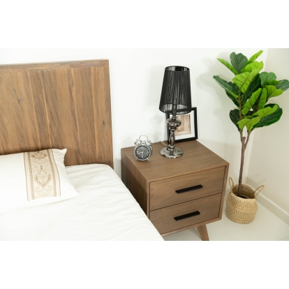 Modrest Claire Contemporary Walnut NIghtstand Walnut Nightstand 78291 VGWDWIN-NST02-NS