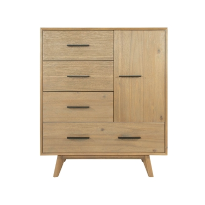 Modrest Claire Contemporary Walnut Chest Walnut Chest 78292|78292A VGWDWIN-TB04D01-CHEST