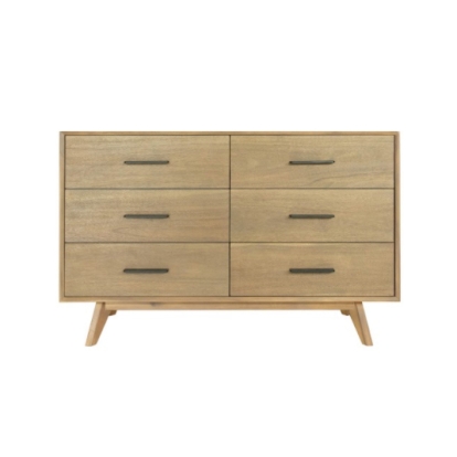 Modrest Claire Contemporary Walnut Dresser Walnut Dresser 78294|78294A VGWDWIN-DR06-DRS