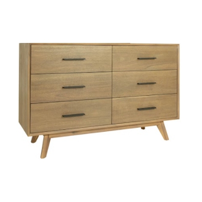 Modrest Claire Contemporary Walnut Dresser Walnut Dresser 78294|78294A VGWDWIN-DR06-DRS