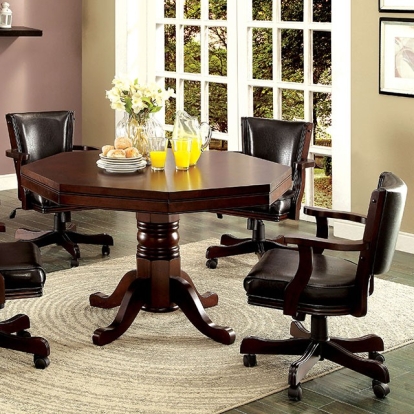 Furniture Of America Rowan Transitional Cherry Game Table Model CM-GM339T-TABLE