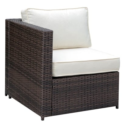 Furniture Of America Ilona Contemporary Brown/Beige Left Arm Chair Model CM-OS2136-A
