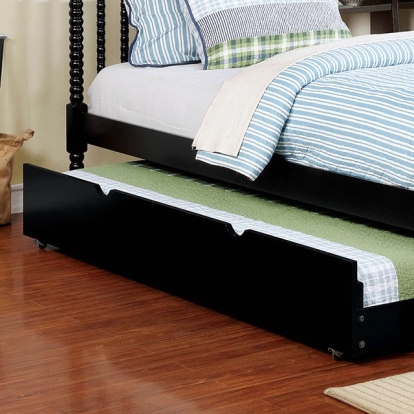 Furniture Of America Omnus Traditional Black Twin Trundle Model CM-TR452-BK