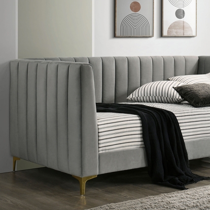 Furniture Of America Neoma Contemporary Light Gray Daybed Model CM1930LG-BED