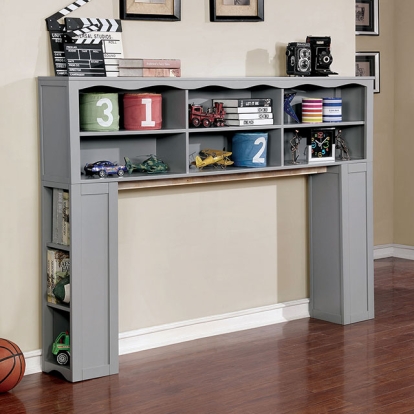 Furniture Of America Frida Cottage Gray Bookcase Model CM1950GY-BC-PK
