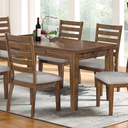 Furniture Of America Rapidview Transitional Walnut-Light Gray Dining Table Model CM3259WN-T