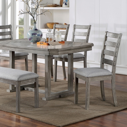 Furniture Of America Laquila Rustic Gray Dining Table Model CM3542GY-T