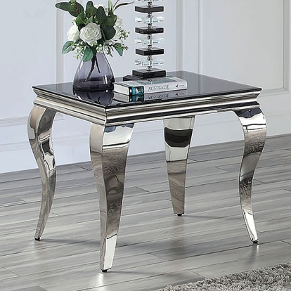 Furniture Of America Wetzikon Glam Black-Silver End Table Model CM4903BK-E-TABLE
