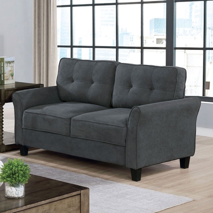 Furniture Of America Alissa Transitional Gray Loveseat Model CM6213GY-LV
