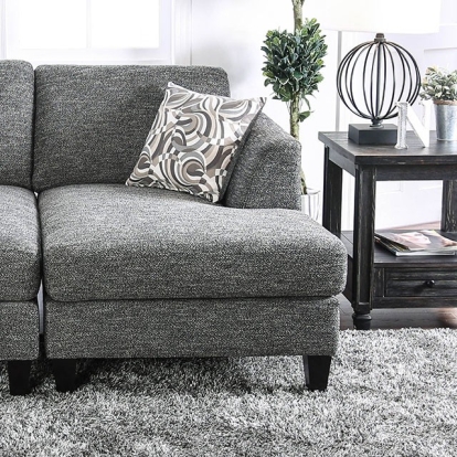 Furniture Of America Lowry Transitional Gray Right Chaise ***Disabled 5/19 Model CM6363-RCE