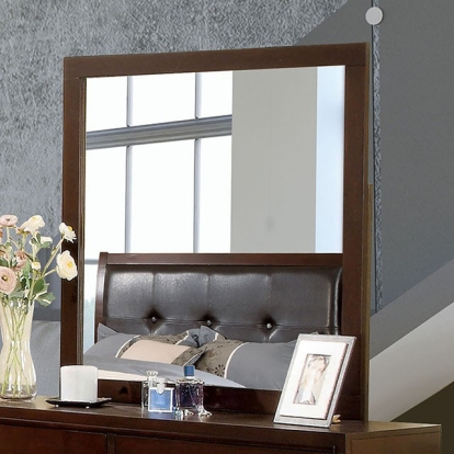 Furniture Of America Enrico Contemporary Brown Cherry Mirror Model CM7068M