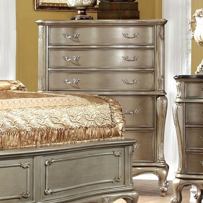 Furniture Of America Johara Traditional Gold Chest Model CM7090C