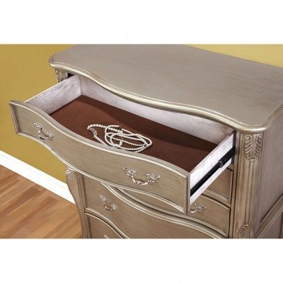 Furniture Of America Johara Traditional Gold Chest Model CM7090C