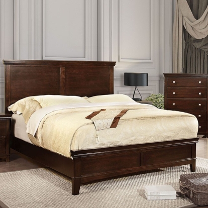 Furniture Of America Spruce Transitional Brown Cherry Bed Model CM7113CH-Full Bed
