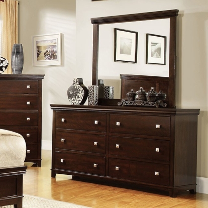 Furniture Of America Spruce Transitional Brown Cherry Dresser Model CM7113CH-D