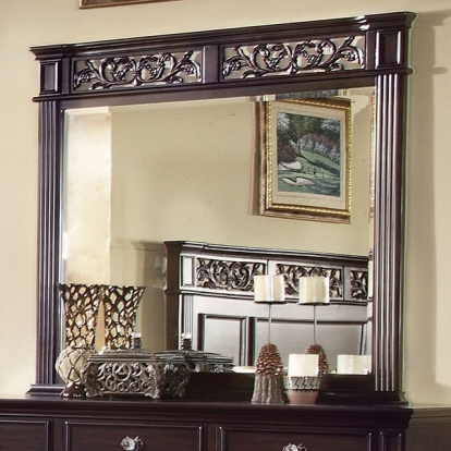 Furniture Of America Syracuse Transitional Dark Walnut Mirror Model CM7139M