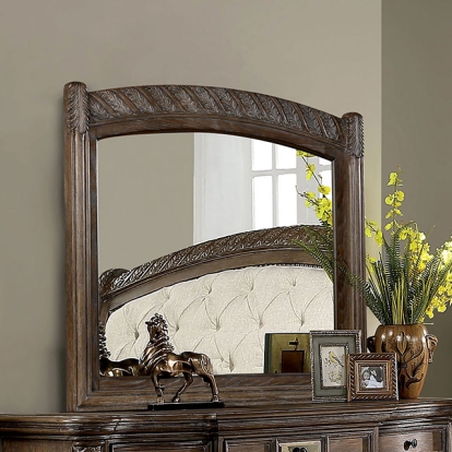 Furniture Of America Timandra Transitional Rustic Natural Tone Mirror Model CM7145M