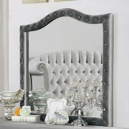 Furniture Of America Alzir Glam Gray Mirror Model FM7150GY-M