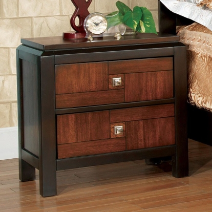 Furniture Of America Patra Transitional Acacia-Walnut Night Stand Model CM7152N