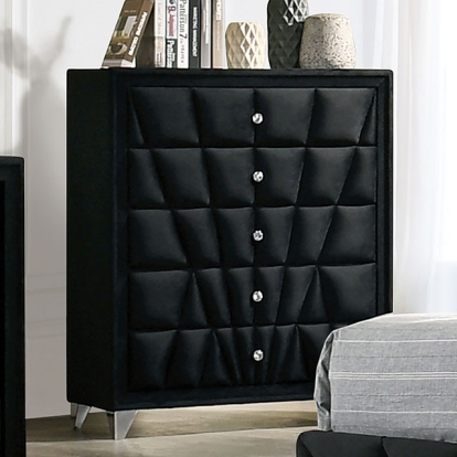 Furniture Of America Carissa Transitional Black Chest Model CM7164BK-C