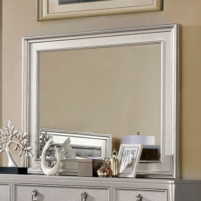 Furniture Of America Avior Contemporary Silver Mirror Model CM7170SV-M