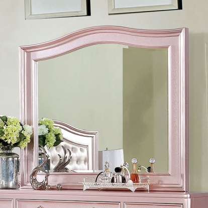Furniture Of America Ariston Contemporary Rose Gold Mirror Model CM7171RG-M