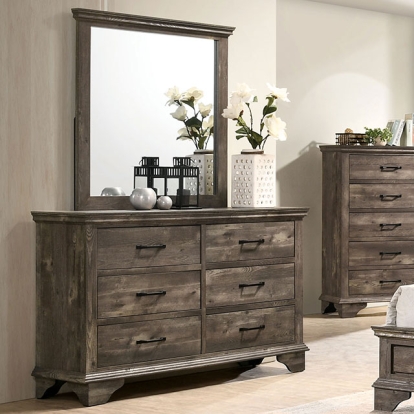 Furniture Of America Fortworth Transitional Gray Dresser Model CM7186D