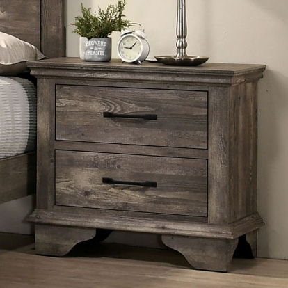Furniture Of America Fortworth Transitional Gray Night Stand Model CM7186N