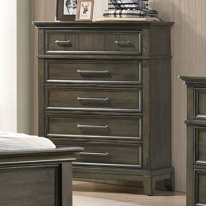 Furniture Of America Houston Traditional Gray Chest Model CM7221GY-C