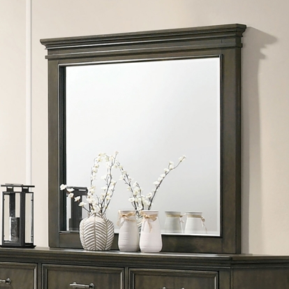Furniture Of America Houston Traditional Gray Mirror Model CM7221GY-M