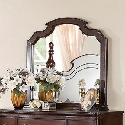 Furniture Of America Devonshire Traditional Brown Cherry Mirror Model CM7265M