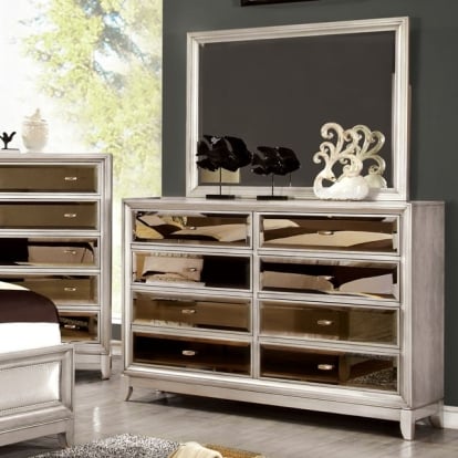 Furniture Of America Golva Transitional Silver Dresser Model CM7295SV-D