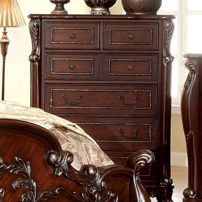 Furniture Of America Castlewood Traditional Cherry Chest Model CM7299C