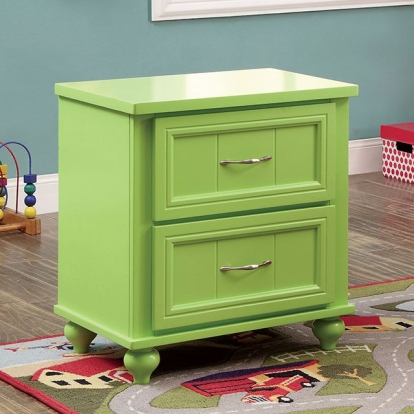 Furniture Of America Lacey Transitional Apple Green Night Stand Model CM7322AG-N