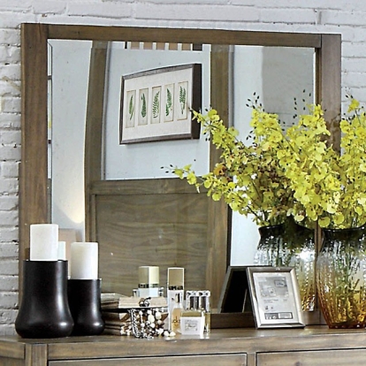 Furniture Of America Garland Contemporary Light Oak Mirror Model CM7355M