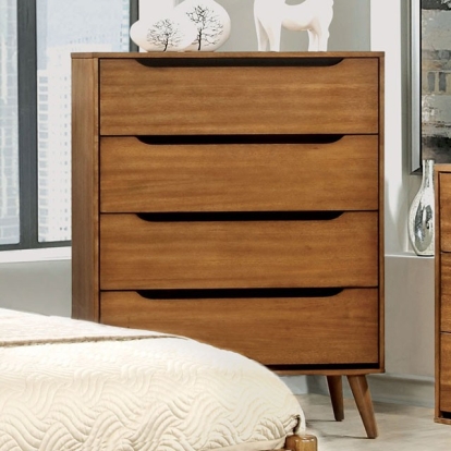 Furniture Of America Lennart Mid-Century Modern Oak Chest Model CM7386A-C