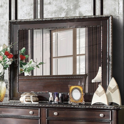 Furniture Of America Europa Transitional Espresso Mirror Model CM7389M