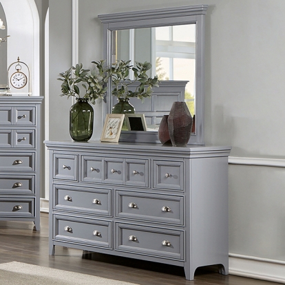 Furniture Of America Castlile Transitional Gray Dresser Model CM7413GY-D
