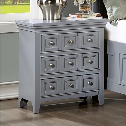 Furniture Of America Castlile Transitional Gray Night Stand Model CM7413GY-N